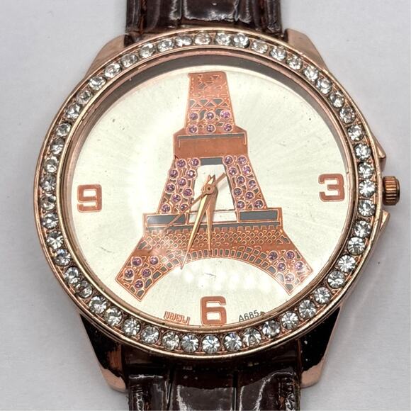 Rose Gold Paris Men's Watch - Picture 3 of 5